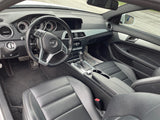 White Benz C Class